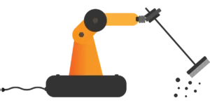 illustration of robot arm