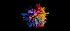 burst of colors